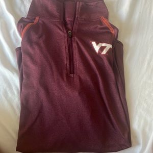 Virginia Tech Athletic Quarterzip - Size S